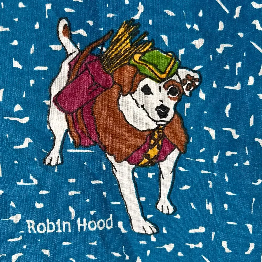 PSB Kids Wishbone Full Size Flat Sheet Vintage 90s 1990s